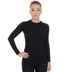 Långärmad T-shirt för damer Brubeck ACTIVE WOOL Termoaktivunderkläder