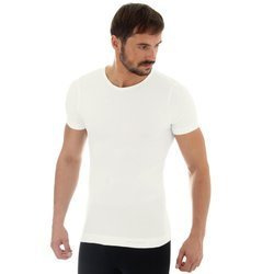 Kortärmad T-shirt för män BRUBECK COMFORT WOOL Termounderkläder MERINOULL