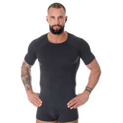 T-shirt med kort ärm för herr Brubeck ACTIVE WOOL Termiska underkläder Merinoull