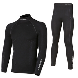 Termiska underkläder för män BRUBECK EXTREME WOOL svart