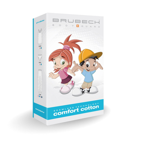 Trosor för pojkar BRUBECK COMFORT COTTON Junior Thermoaktiva kalsonger