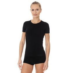 Kortärmad T-shirt för kvinnor BRUBECK COMFORT COTTON Termoaktiva underkläder
