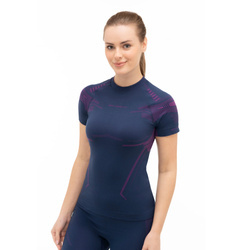 Dam T-shirt med kort ärm Brubeck DRY termoaktivunderkläder