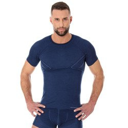 T-shirt med kort ärm för herr Brubeck ACTIVE WOOL Termiska underkläder Merinoull