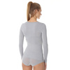 Långärmad T-shirt för kvinnor BRUBECK COMFORT WOOL Termoaktivunderkläder MERINOULL
