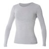 Långärmad T-shirt för kvinnor BRUBECK COMFORT WOOL Termoaktivunderkläder MERINOULL
