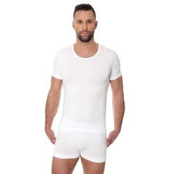 Kortärmad T-shirt för män BRUBECK COMFORT COTTON Termoaktiva underkläder