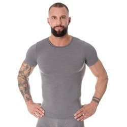 Kortärmad T-shirt för män BRUBECK COMFORT WOOL Termounderkläder MERINOULL