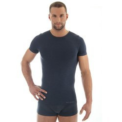 Kortärmad T-shirt för män BRUBECK COMFORT WOOL Termounderkläder MERINOULL